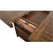 Bowery Hill Counter Dining Table in Toasted Nutmeg with Extension Leaf