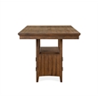 Bowery Hill Counter Dining Table in Toasted Nutmeg with Extension Leaf