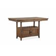 Bowery Hill Counter Dining Table in Toasted Nutmeg with Extension Leaf