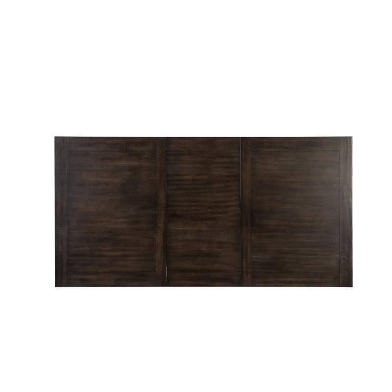 Bowery Hill Counter Dining Table in Graphite with Extension Leaf
