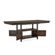 Bowery Hill Counter Dining Table in Graphite with Extension Leaf