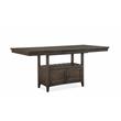 Bowery Hill Counter Dining Table in Graphite with Extension Leaf