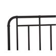 Bowery Hill California King Metal Bed with Bolt-On Rails and Slats