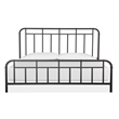 Bowery Hill California King Metal Bed with Bolt-On Rails and Slats