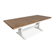 Bowery Hill Extendable Trestle Dining Table 72