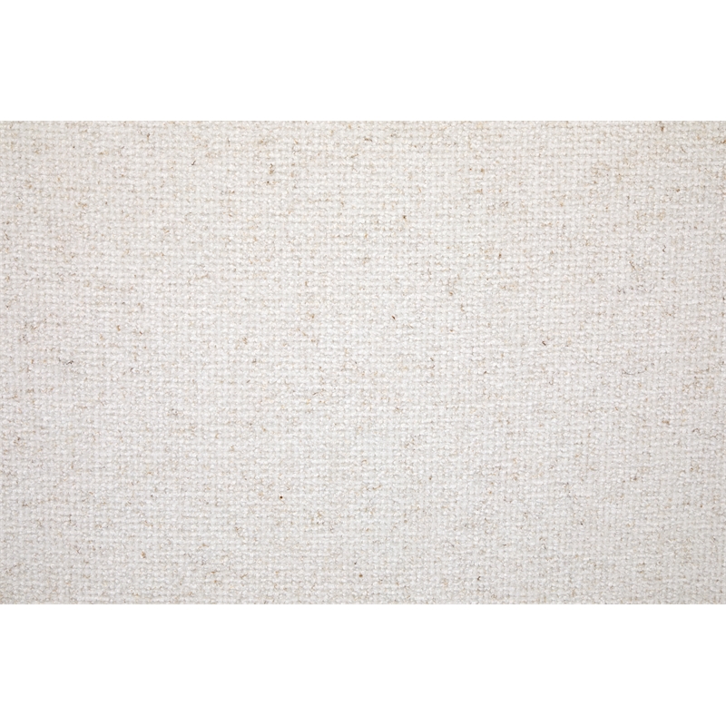 Bowery Hill Queen Upholstered Panel Storage Bed in Whisper White