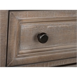 Bowery Hill Server with Wine Storage and Drawers in Dovetail Grey