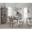 Bowery Hill Server with Wine Storage and Drawers in Dovetail Grey
