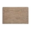 Bowery Hill 3-Drawer Nightstand in Smokey Taupe With Felt Lining