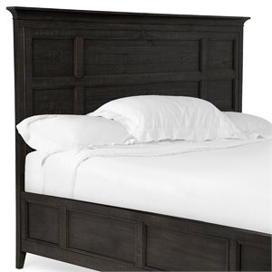 Bowery Hill Queen Panel Headboard in Graphite 60 x 66.5 x 3.25&quot