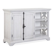 Bowery Hill Contemporary Alabaster Printer Stand With Adjustable Shelves