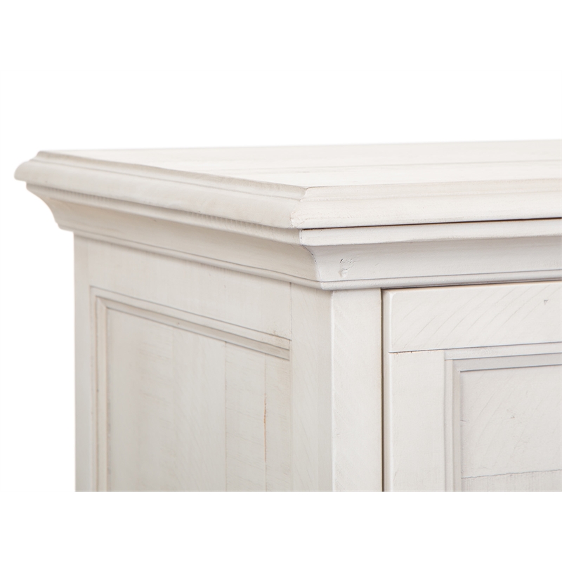 Bowery Hill Contemporary Alabaster Lateral File With Locking Drawers