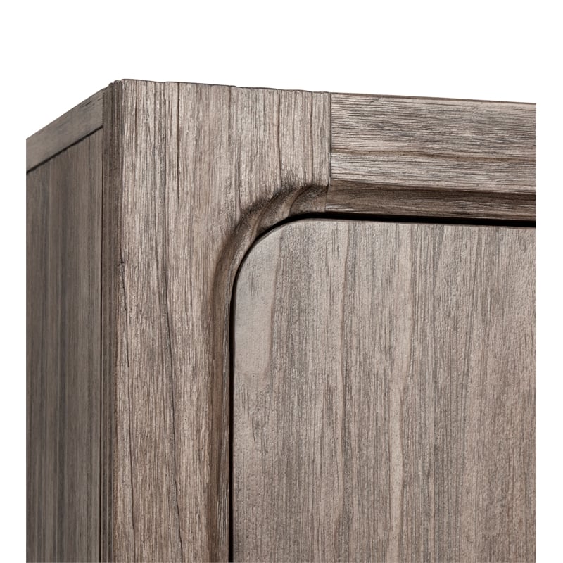 Bowery Hill 7-Drawer Bedroom Chest in Dark Umber With Marble Top