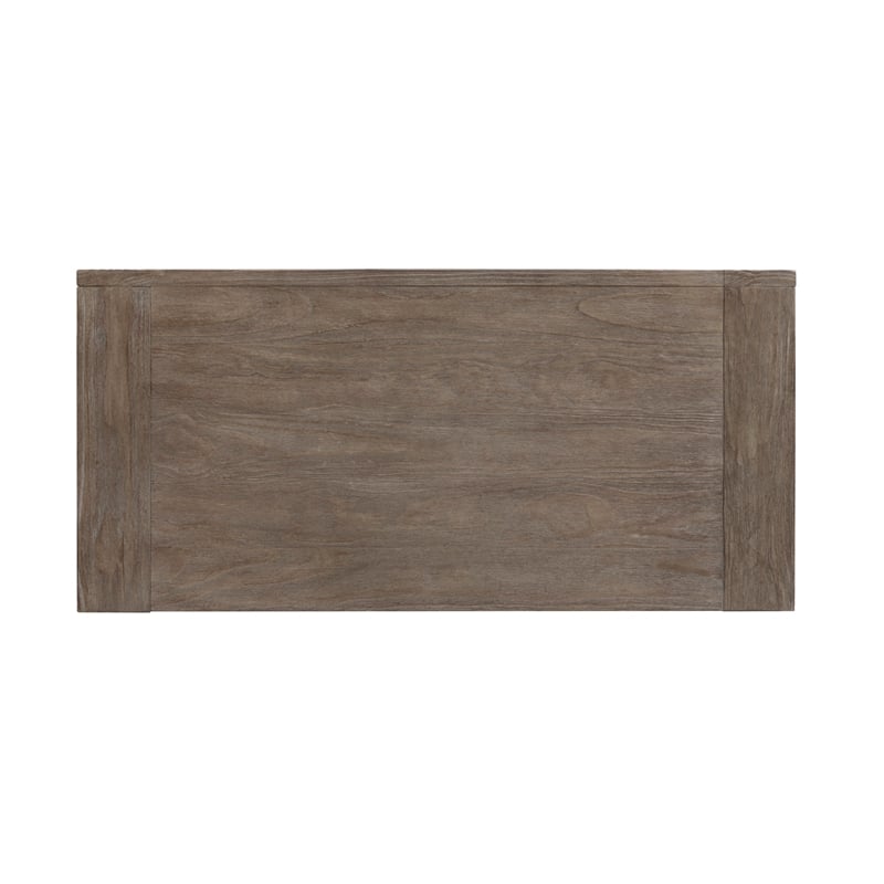 Bowery Hill 7-Drawer Bedroom Chest in Dark Umber With Marble Top