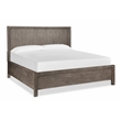 Bowery Hill Queen Panel Bed in Dark Umber With Floor Protectors