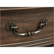 Bowery Hill 3-Drawer Nightstand in Willadeene Brown With Felt Lining