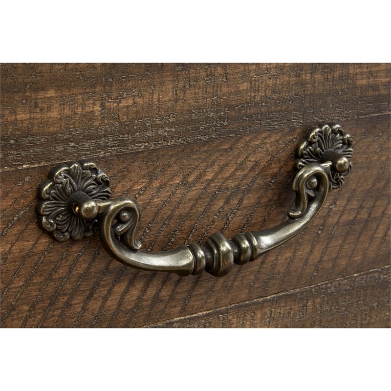 Bowery Hill Contemporary 9-Drawer Bedroom Dresser in Willadeene Brown