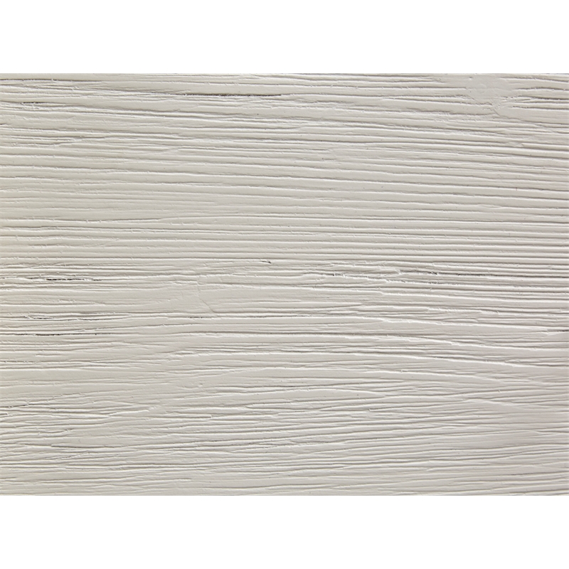 Bowery Hill Contemporary Silo White 6-Drawer Dresser With Shaped Mirror