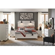 Bowery Hill Silo White 6-Drawer Dresser With Landscape Mirror