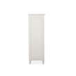 Bowery Hill 5-Drawer Bedroom Chest in Egg Shell White With Bail Pulls