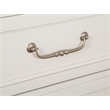 Bowery Hill 5-Drawer Bedroom Chest in Egg Shell White With Bail Pulls