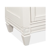 Bowery Hill Egg Shell White Dresser With Landscape Mirror and Bail Pulls