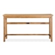 Bowery Hill Console Sofa Table in Belgian Wheat With USB Charger