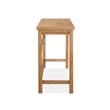 Bowery Hill Console Sofa Table in Belgian Wheat With USB Charger