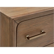 Bowery Hill Belgian Wheat/Coffee Bean 6-Drawer Dresser With Metal Base