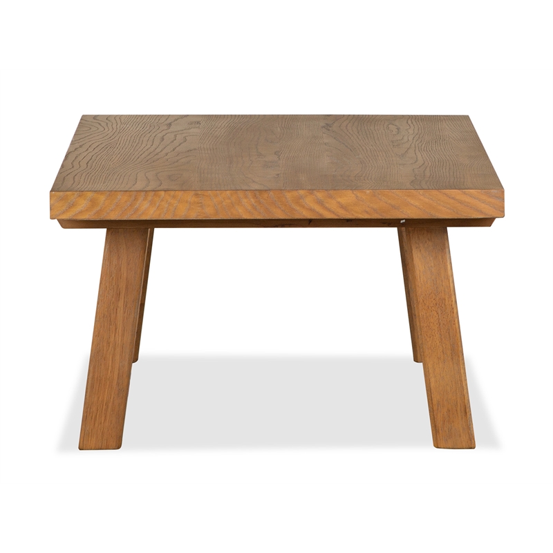 Bowery Hill Contemporary Rectangular Cocktail Table in Belgian Wheat
