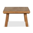 Bowery Hill Contemporary Rectangular Cocktail Table in Belgian Wheat
