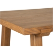 Bowery Hill Contemporary Rectangular Cocktail Table in Belgian Wheat