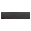 Bowery Hill Coffee Bean Small Console With Glass Doors and Metal Base