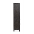 Bowery Hill Display Cabinet in Ravenwood Black With LED Lighting