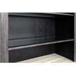 Bowery Hill Display Cabinet in Ravenwood Black With LED Lighting