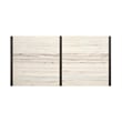 Bowery Hill Rectangular Dining Table in Ravenwood Black With Marble Top