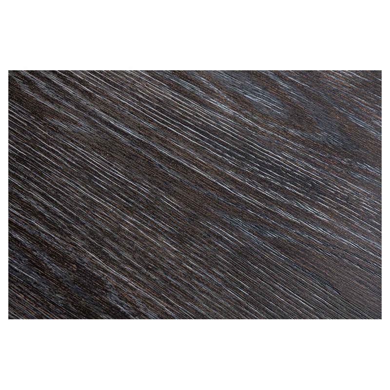 Bowery Hill Ravenwood Black L-Desk With Felt Drawers and Wood Stretchers