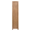 Bowery Hill Sierra Brown Bookcase With 3 Adjustable and 2 Fixed Shelves