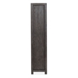Bowery Hill Ravenwood Black Bookcase With 3 Adjustable and 2 Fixed Shelves