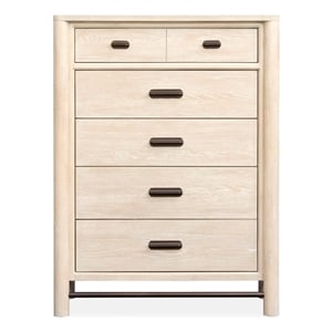 Bowery Hill 5-Drawer Bedroom Chest in Sanibel Brown With Dark Bronze