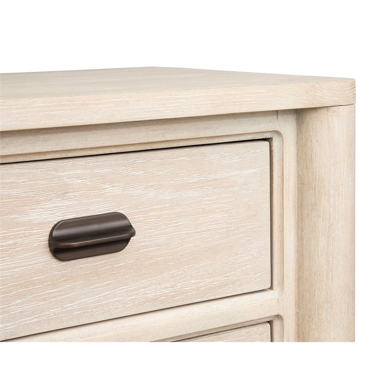 Bowery Hill 5-Drawer Bedroom Chest in Sanibel Brown With Dark Bronze