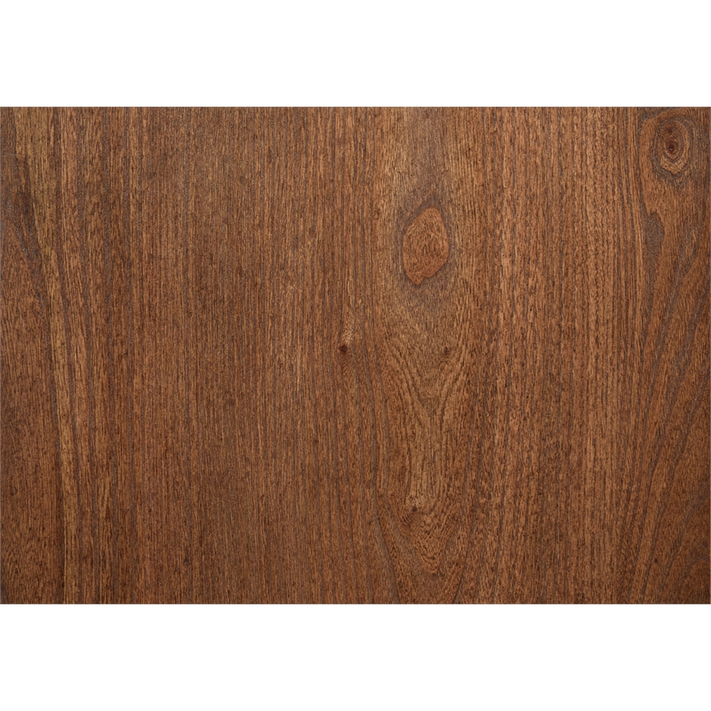 Bowery Hill 9-Drawer Bedroom Dresser in Spiced Rum With Brass Hardware