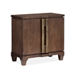 Bowery Hill Bachelor Chest in Spiced Rum With 2 Doors and Adjustable Shelf