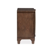 Bowery Hill Bachelor Chest in Spiced Rum With 2 Doors and Adjustable Shelf