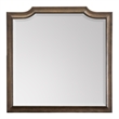 Bowery Hill 9-Drawer Dresser With Shaped Mirror in Spiced Rum