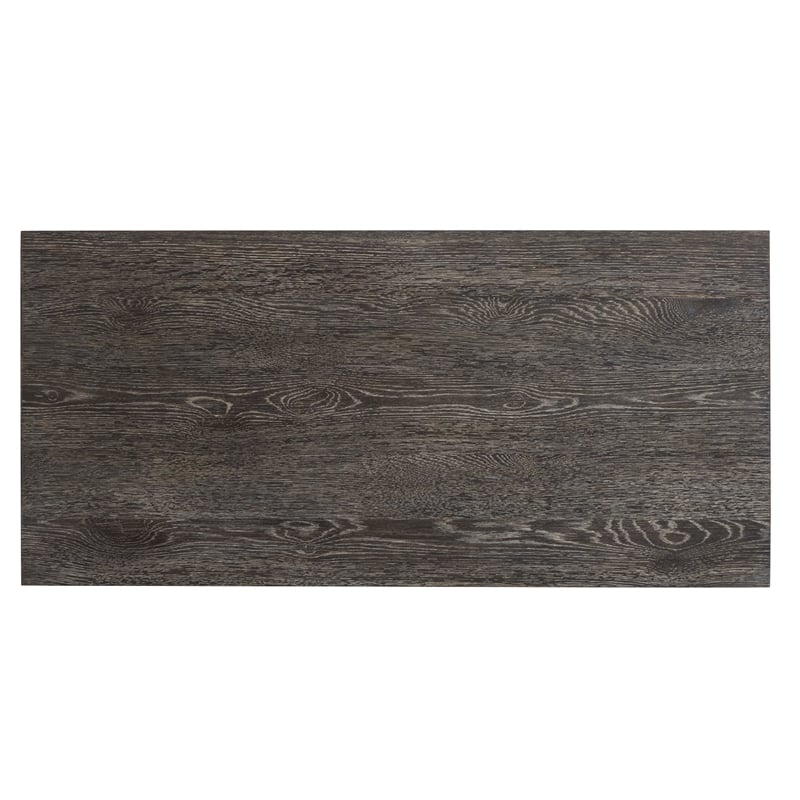 Bowery Hill 5-Drawer Bedroom Chest in Black Heron With Satin Nickel