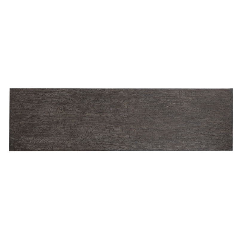 Bowery Hill 7-Drawer Bedroom Dresser in Black Heron With Satin Nickel