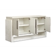 Bowery Hill Server in Misty Cloud With Wine Storage and 150 lb Capacity