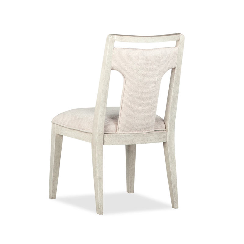 Bowery Hill Upholstered Side Chair 2-Pack in Misty Cloud 300 lb Capacity