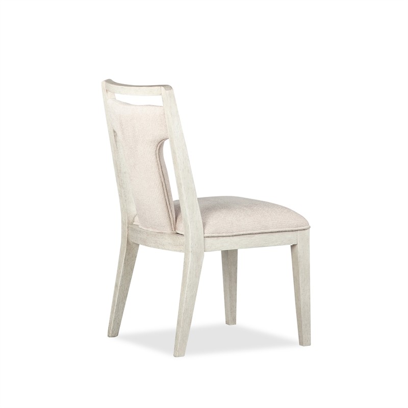 Bowery Hill Upholstered Side Chair 2-Pack in Misty Cloud 300 lb Capacity